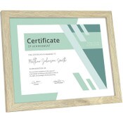 Wholesale - 6pk 8.5X11" NATURAL WOODGRAIN FRAME C/P 1, UPC: 044021659359